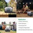 Portable Power Station - 2000W Solar Generator - 4