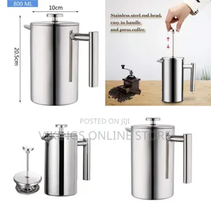 800ml Double Wall Stainless Steel French Press Coffee Maker