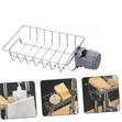 Aucet-Mounted Kitchen Sink Caddy and Sponge Organizer - 3