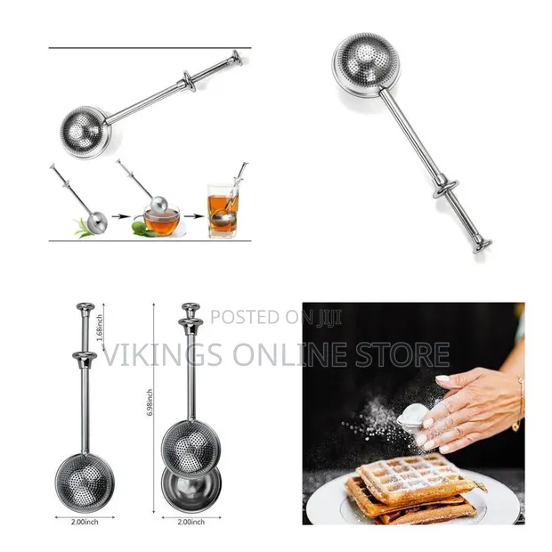 Stainless Steel Ball Tea Infuser Powder Sugar Shaker - 1