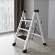 3-Step Lightweight Foldable Household Step Ladder - 1