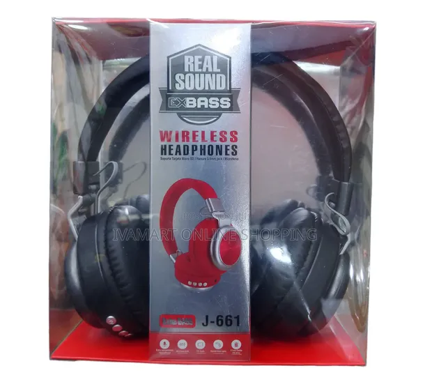 JBL J-661 Real Sound ExBass Wireless Headphones - 1