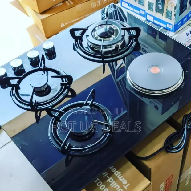 3+1 Built-in Hybrid Hob (3 Gas + 1 Electric) - 1