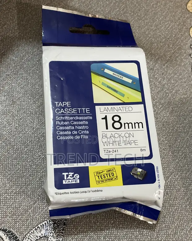 Brother 18mm Label Tape Cassette - 1