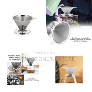 Stainless Steel Coffee Filter Pour Over Funnel