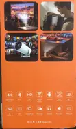 Portable Android Projector with 4K HDR Support - 2