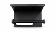 Black Wall-Mounted Tissue Holder with Shelf - 2