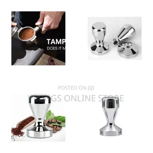 Calibrated Espresso Coffee Tamper - Stainless Steel Flat Base