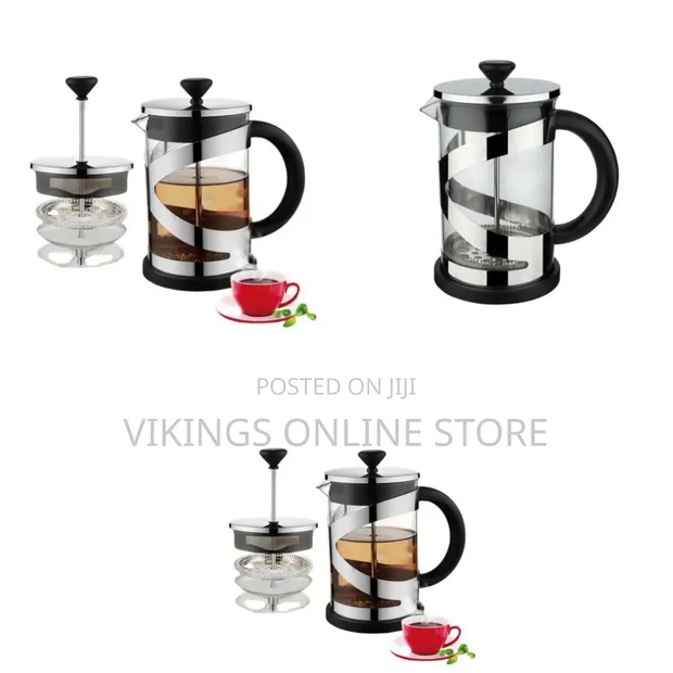 800ml Borosilicate Glass French Press Coffee Maker - 1