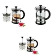 800ml Borosilicate Glass French Press Coffee Maker - 1