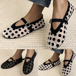 Alaïa-Inspired Mesh Ballerina Flats