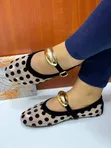 Alaïa-Inspired Mesh Ballerina Flats - 3