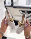 Alaïa-Inspired Mesh Ballerina Flats - 5