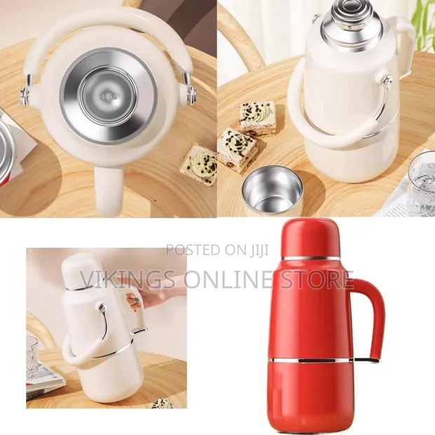 2.5L Stainless Steel Thermal Coffee Carafe - 1