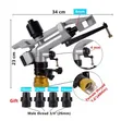 Heavy-Duty Agricultural Impact Rain Gun Sprinkler - 4