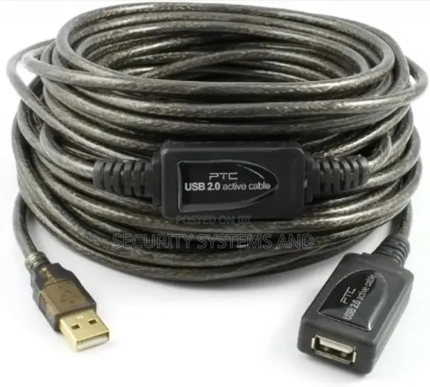 20m USB Active Extension Cable with Booster - 1