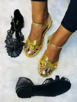 Women's Chic Flat Sandals & Slides - 5