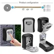 Wall Mount 4-Digit Key Lock Box - 2