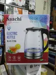 Saachi 2.0L Transparent Glass Electric Kettle - 2