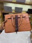 Jeep Buluo 14-Inch Leather Laptop Briefcase - Brown - 3
