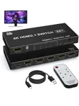 5-in-1 HDMI Switch with Remote - 1