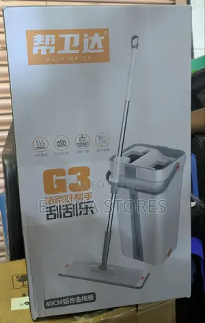 Weida G3 Hands-Free Microfiber Flat Mop and Bucket System