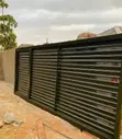 Modern Louver Sliding Gate Metal Fabrication - 2
