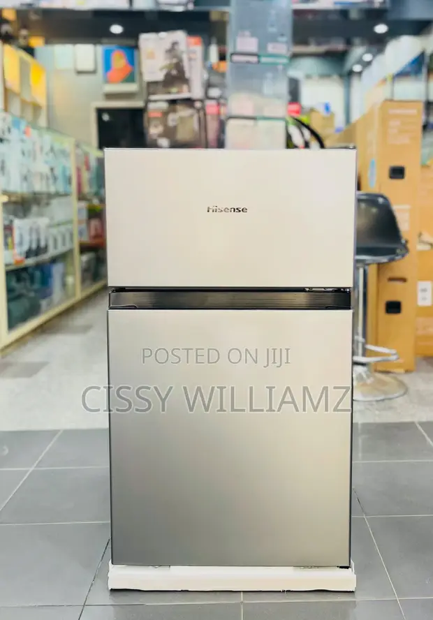 Hisense 120L Double Door Fridge (Defrost) - Silver - 1