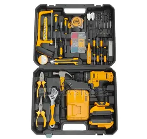 34-Piece Cordless Drill & Hand Tool Combo Kit