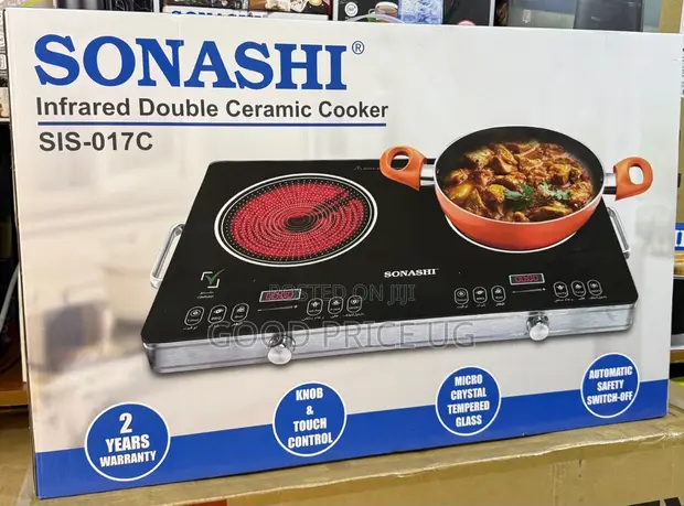 Sonashi Infrared Double Ceramic Cooker (Model SIS-017C) - 1