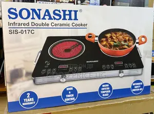 Sonashi Infrared Double Ceramic Cooker (Model SIS-017C)