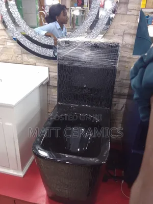 Apex Classy Black Toilet Seat