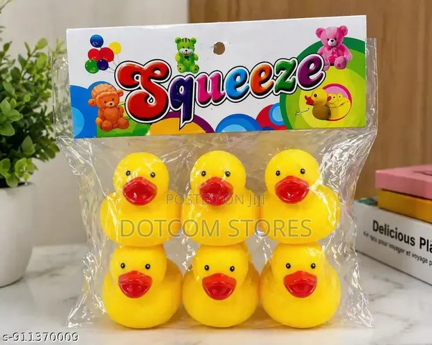 9-Piece Rubber Duck Bath Toy Set - 1