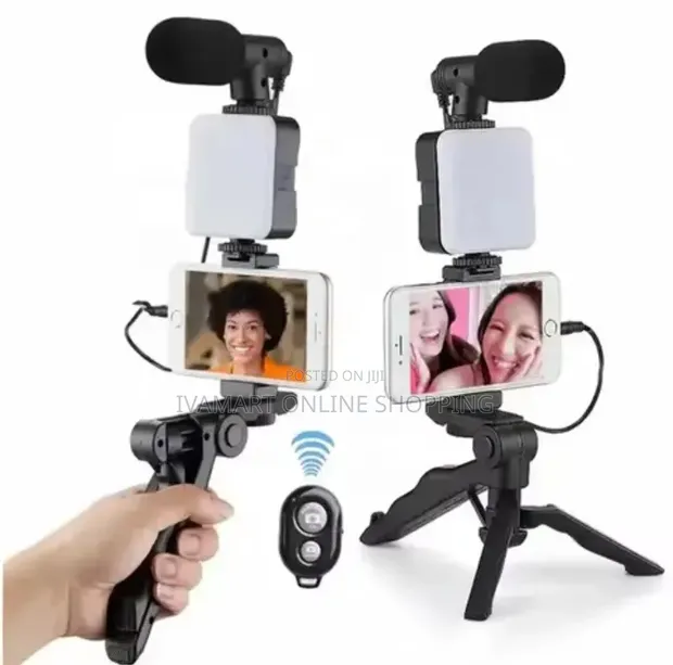 AY-49 Portable Video Making Kit with Bluetooth Remote - 1