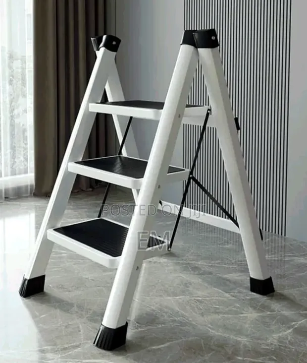 3-Step Folding Utility Ladder - 1