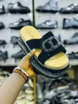 Unisex Chunky Platform Slip-on Sandals - 3