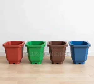 Durable Outdoor Plastic Flower Pots for Balcony