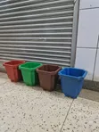 Durable Outdoor Plastic Flower Pots for Balcony - 3