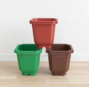 Home Office Garden Balcony Plastic Flower Pots