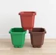 Home Office Garden Balcony Plastic Flower Pots - 1