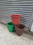 Home Office Garden Balcony Plastic Flower Pots - 3