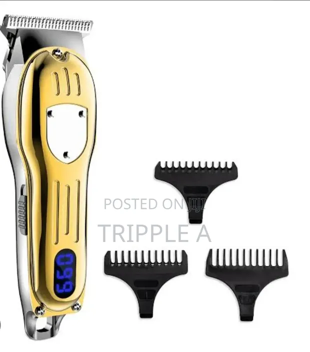 Shinon LCD Trimmer Electric Hair Clipper - 1