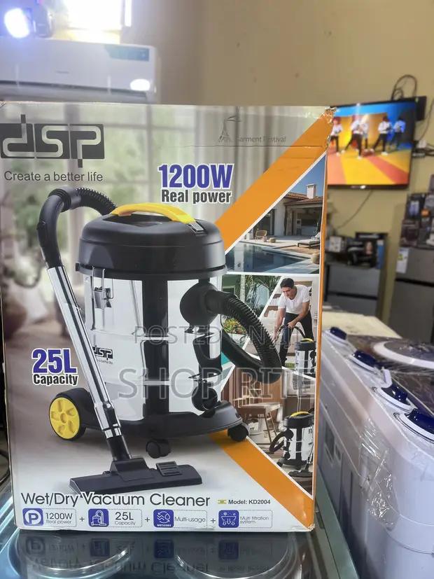 DSP 25 Liters Wet and Dry Vacuum Cleaner - 1