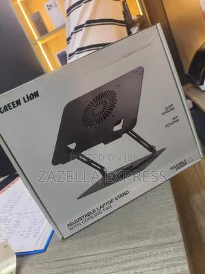 Green Lion 360° Adjustable Laptop Stand with Cooling Fan