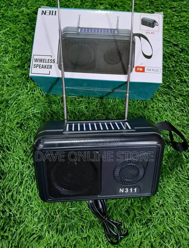 N311 Portable Solar Bluetooth Speaker - 1