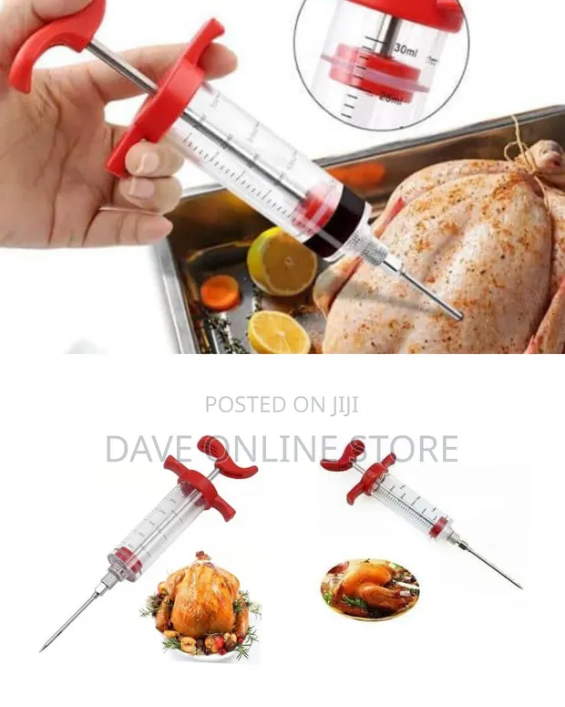 30ml Plastic Marinade Injector Syringe - 1