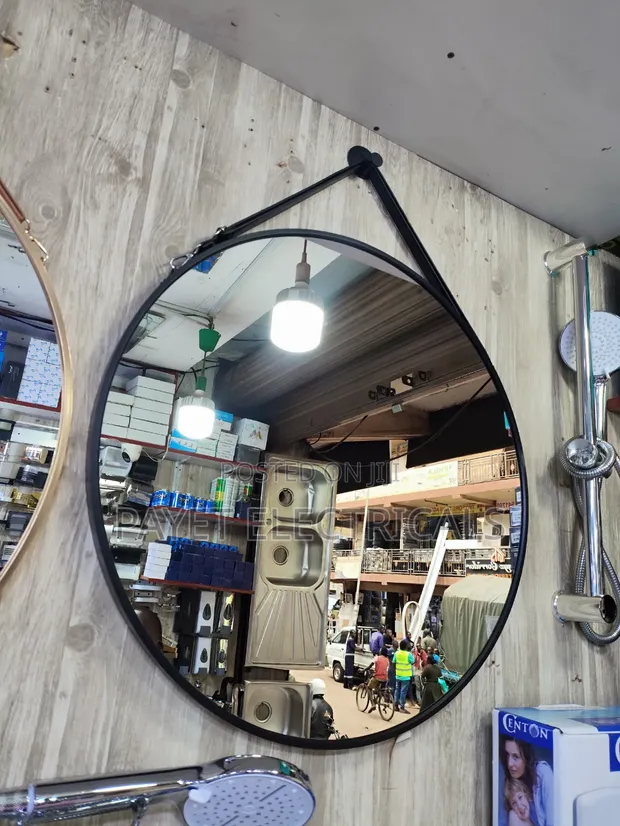 Wall Mounted Round Mirror - Home Interiors - 1