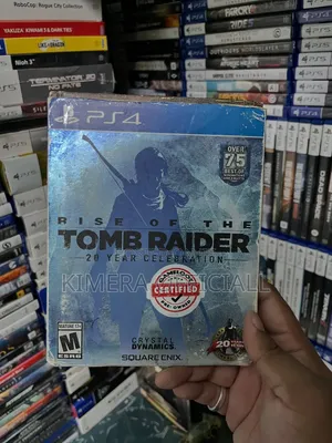 Rise of the Tomb Raider PS4 Game Disc