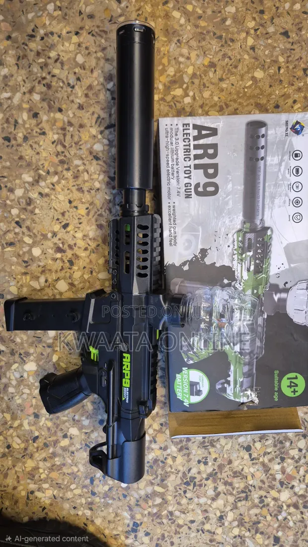 Electric Gel Ball Blaster Toy Gun for Kids - ARP9 Model - 1
