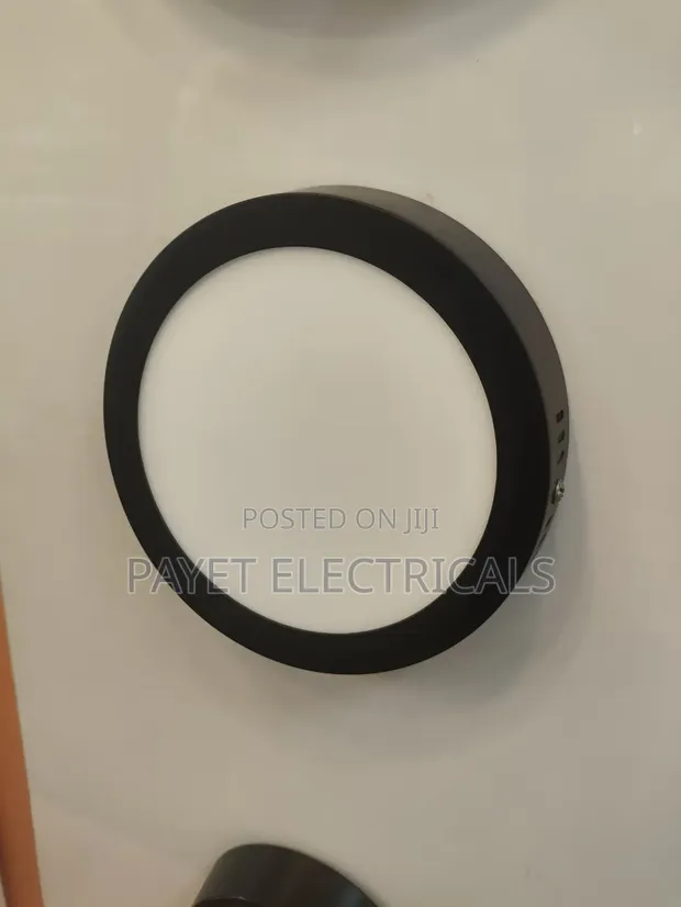 6W Black and White Ceiling Surface Panel Light - 1